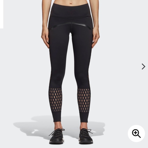 Adidas by Stella McCartney Pants - Adidas x Stella McCartney- Black Training Tights